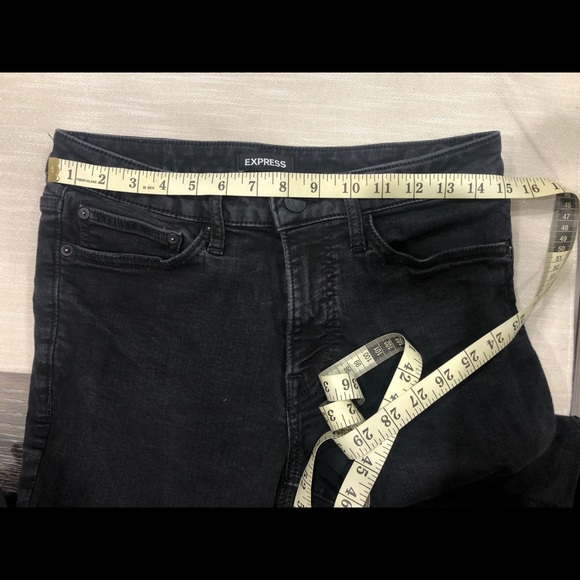 Express Slim Black Jeans sz 30x30 - Picture 5 of 5